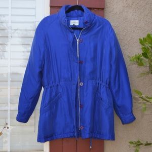 Vintage Nordstrom 100% silk parka